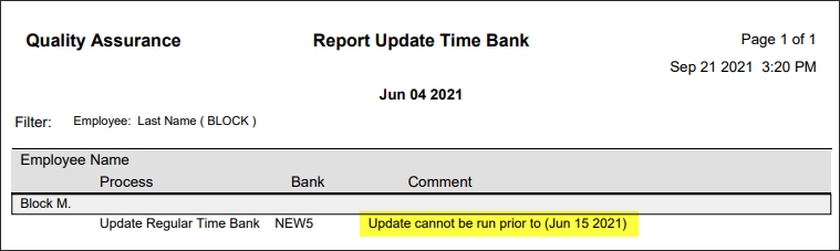 TBRH - update cannot prior to