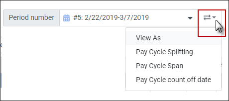 TCH - pay period span option