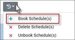ASH - Book schedule option