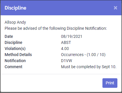 DPH - printable warning