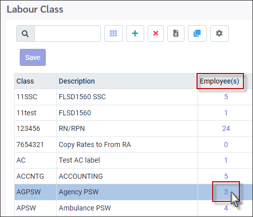 LCH - Employee Dependency number