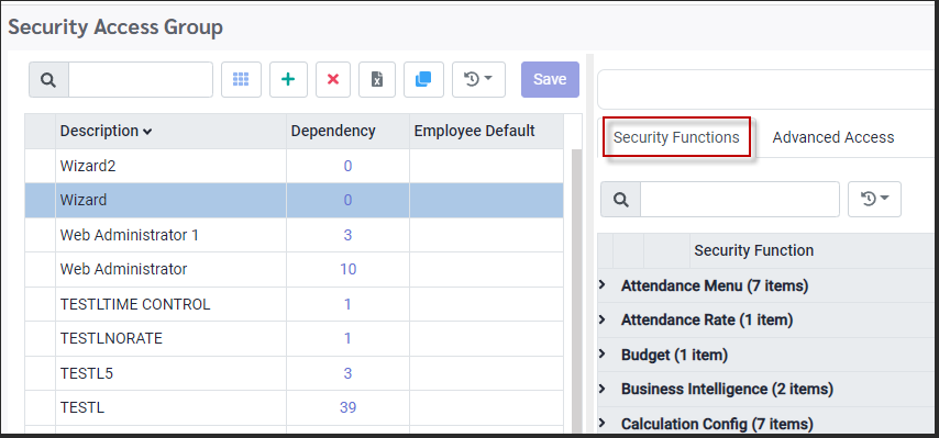 SAH - Security Functions