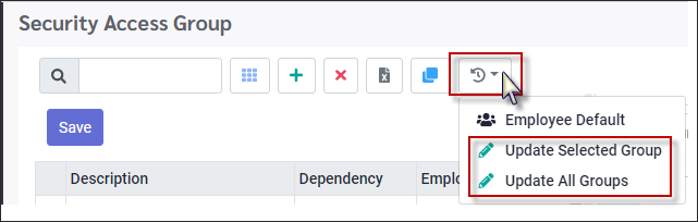 SAH - Update option