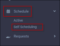 HTML5 - Navigate to Self Scheduling - Employee