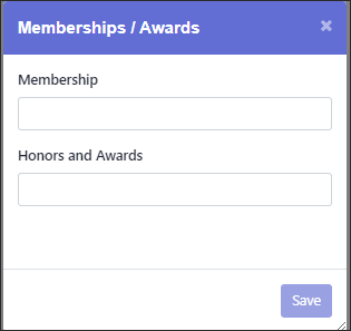 APPC - membership award window
