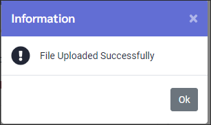 EIH - file upload successfully