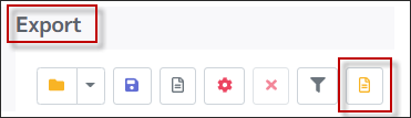 EXH - Toolbar Options icon