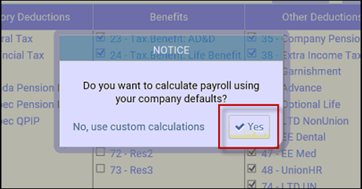 SSC PR - popup calculation