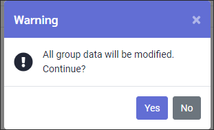 TRH - Modify Group Data
