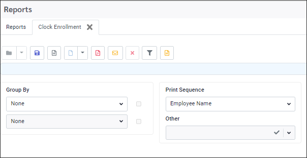 RPH - Clock Enrollment - Config