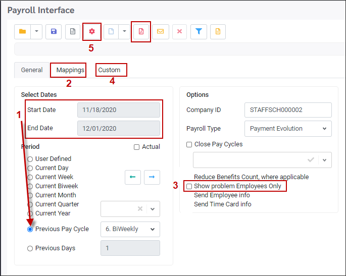 SPRH - Payroll Interface to process