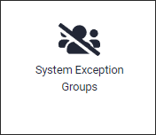 HTML5 - Navigate - System Exception Groups