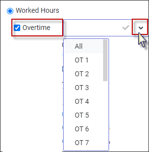 CAH - Worked hours OT