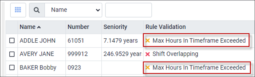 SLH - Max rule validation