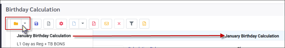 BCH - Saved setting