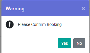 WZH - PP - confirm booking popup