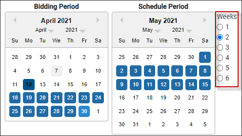 SSH - Schedule week option