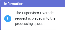 MMH - SO request in queue popup