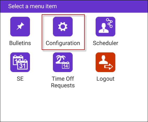 SP - mobile configuration icon