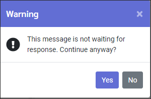 MMH - SO not waiting popup