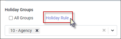 HCH - Holiday Rule link