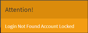 LPH - Account Locked