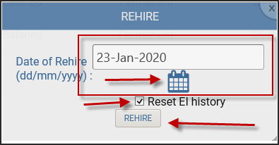 SSC PR - Rehire popup