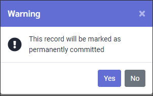 TRH - Permanently committed popup