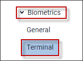 CLH - Biometrics termnal