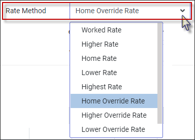 LCH - Home override rate