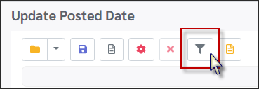 MSH - Update Posted Date toolbar